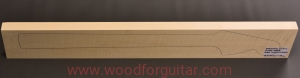 Drewno KLON FALISTY na gryf gitary, 27.5mm