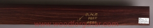 PALISANDER na podstrunnicę gitary basowej 4-strunowej