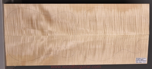 FLAME MAPLE guitar or bass body top blank Wood For Guitar