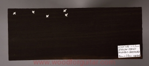 Drewno HEBAN AFRYKAŃSKI na nakładkę główki gryfu