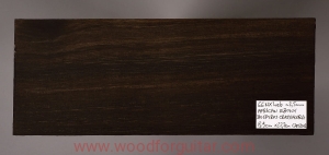 AFRICAN EBONY headstock facing blank