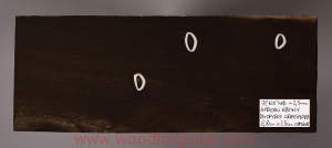 AFRICAN EBONY headstock facing blank
