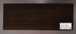 AFRICAN EBONY headstock facing blank