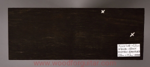 AFRICAN EBONY headstock facing blank
