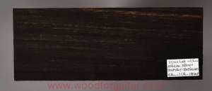 AFRICAN EBONY headstock facing blank