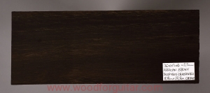 AFRICAN EBONY headstock facing blank