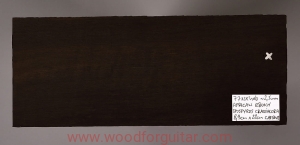 AFRICAN EBONY headstock facing blank