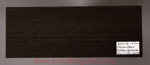 AFRICAN EBONY headstock facing blank