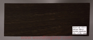 AFRICAN EBONY headstock facing blank