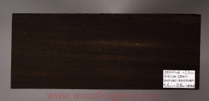 AFRICAN EBONY headstock facing blank