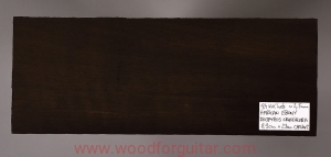 AFRICAN EBONY headstock facing blank