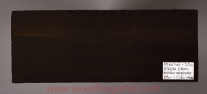 AFRICAN EBONY headstock facing blank