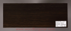 AFRICAN EBONY headstock facing blank
