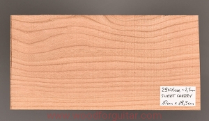 Drewno CZEREŚNIA na nakładkę główki gryfu