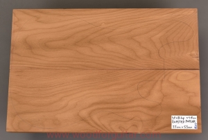 ROASTED POPLAR bass guitar 2-pc body blank, 48 mm