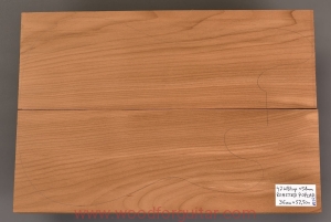 ROASTED POPLAR bass guitar 2-pc body blank, 51 mm