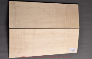 Drewno KLON JAWOROWY na top gitary lub basu