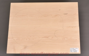 KLON CUKROWY na top gitary lub basu, 25 mm