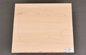 KLON CUKROWY na top gitary lub basu, 25 mm