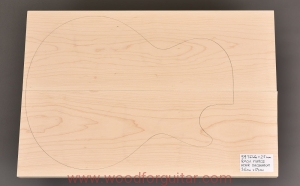 KLON CUKROWY na top gitary lub basu, 25 mm