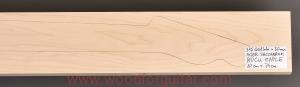 ROCK MAPLE guitar neck blank, 30 mm