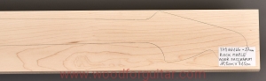 ROCK MAPLE guitar neck blank, 27 mm