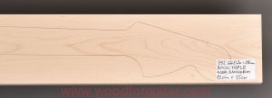 ROCK MAPLE guitar neck blank, 28 mm