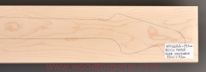 ROCK MAPLE guitar neck blank, 29.5 mm