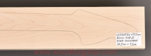 ROCK MAPLE guitar neck blank, 27.5 mm