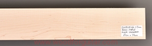 ROCK MAPLE blank for laminated guitar neck, 5mm
