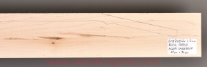 ROCK MAPLE blank for laminated guitar neck, 5mm