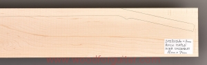 ROCK MAPLE blank for laminated guitar neck, 3mm