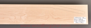 ROCK MAPLE blank for laminated guitar neck, 3 mm