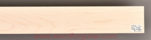 ROCK MAPLE bass guitar fingerboard blank