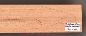 Drewno MAHOŃ na gryf gitary, 24 mm