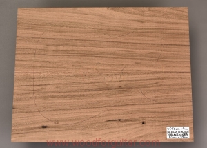 BLACK WALNUT guitar body 2-pc top blank, 4 mm