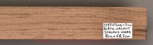 BLACK WALNUT blank for laminated guitar neck, 3 mm