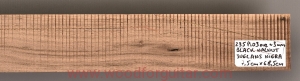 BLACK WALNUT blank for laminated guitar neck, 3 mm