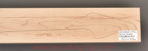 ROCK MAPLE guitar neck blank, 27 mm