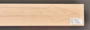 ROCK MAPLE guitar neck blank, 27 mm