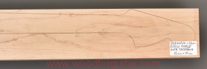 ROCK MAPLE guitar neck blank, 26 mm