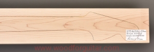 ROCK MAPLE guitar neck blank, 27 mm
