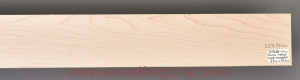 ROCK MAPLE guitar fingerboard blank, baritone, 7-str