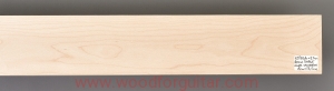 ROCK MAPLE guitar fingerboard blank, 7-str