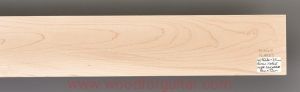 ROCK MAPLE guitar fingerboard blank, 7-str