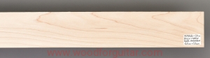 ROCK MAPLE guitar fingerboard blank