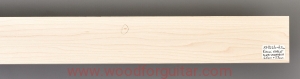 ROCK MAPLE guitar fingerboard blank