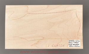 ROCK MAPLE blank for headstock of a guitar neck