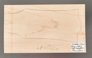 ROCK MAPLE blank for headstock of a guitar neck