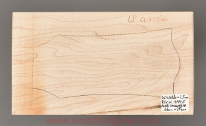 ROCK MAPLE blank for headstock of a guitar neck
